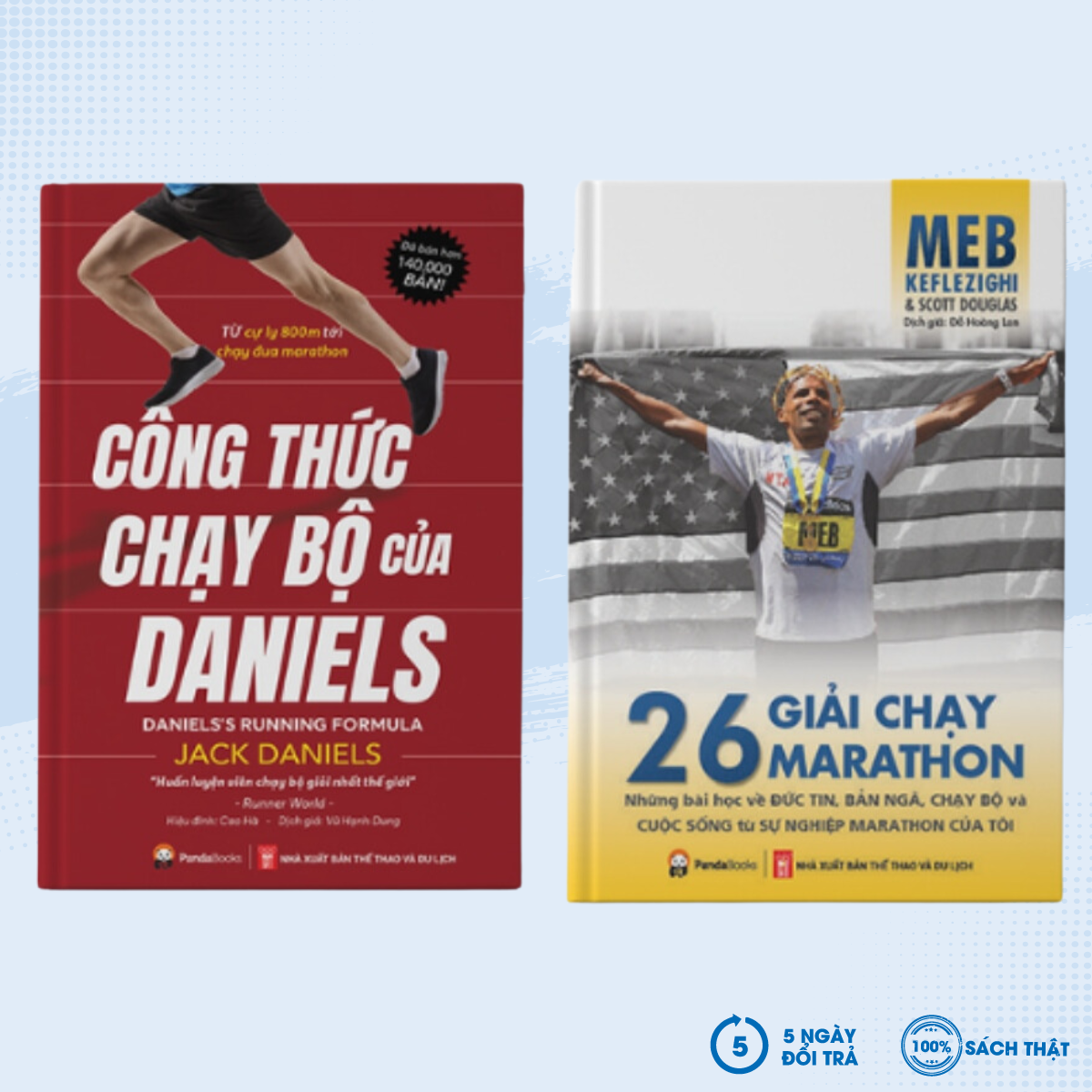 Sách - Combo 26 Giải Chạy Marathon + Công Thức Chạy Bộ Của Daniels (Bộ 2 Cuốn) - PD - Newshop