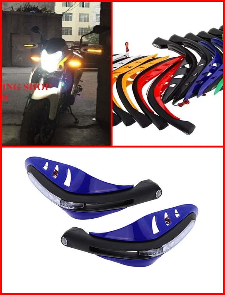 GÙ CHỐNG ĐỔ - Bảo Vệ Tay lái Có Đèn led