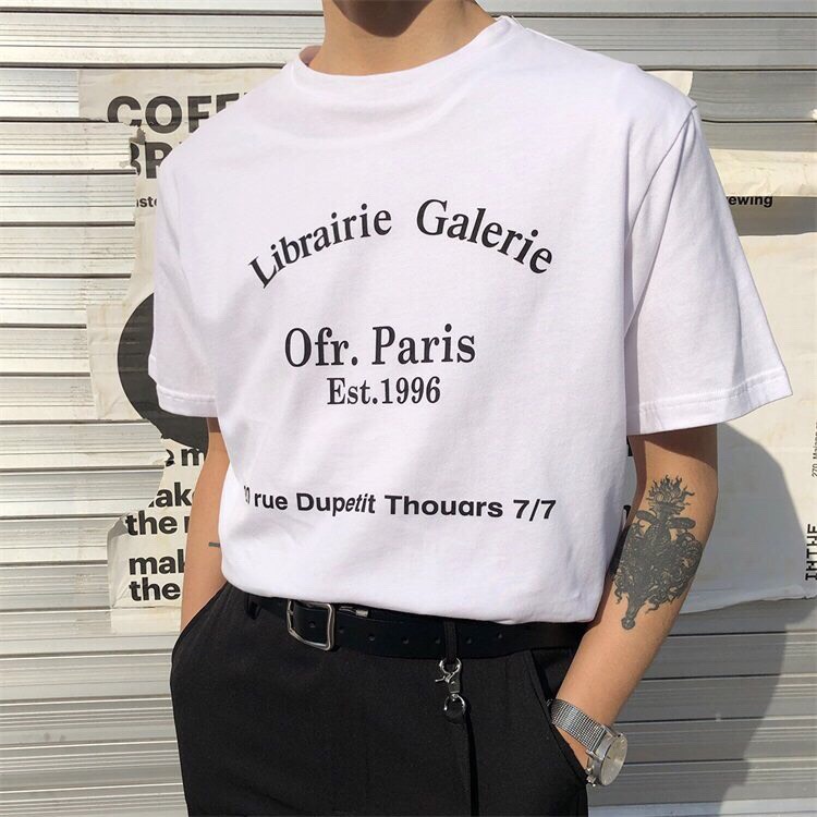 Áo thun stee oversize paris 1996 unisex