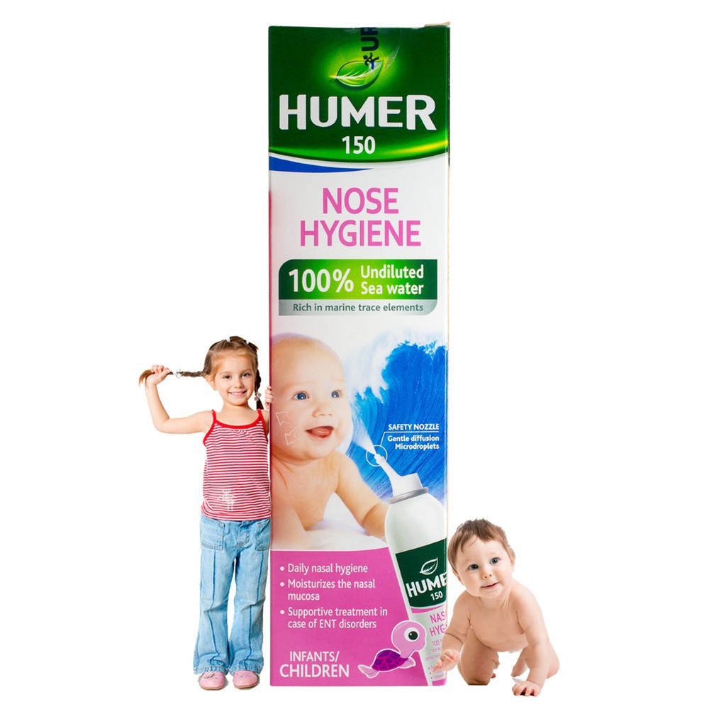 Xịt muối biển humer trẻ em 150ml