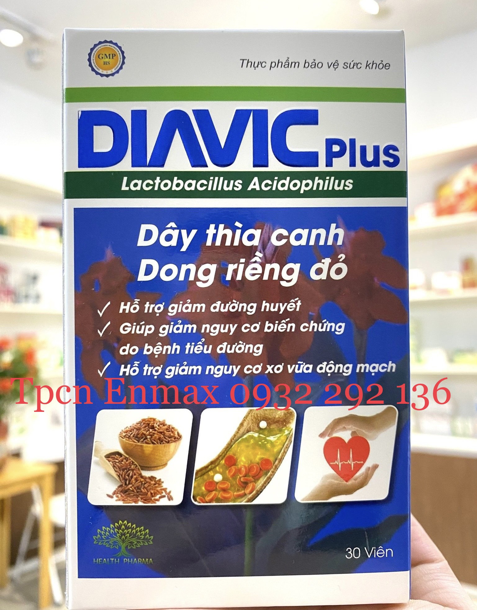 Diavic Plus Dây thìa canh dong riềng đỏ