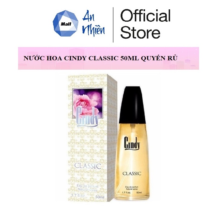Nước Hoa Thơm Ngát Cindy Classic 50ml - Mẫu mới