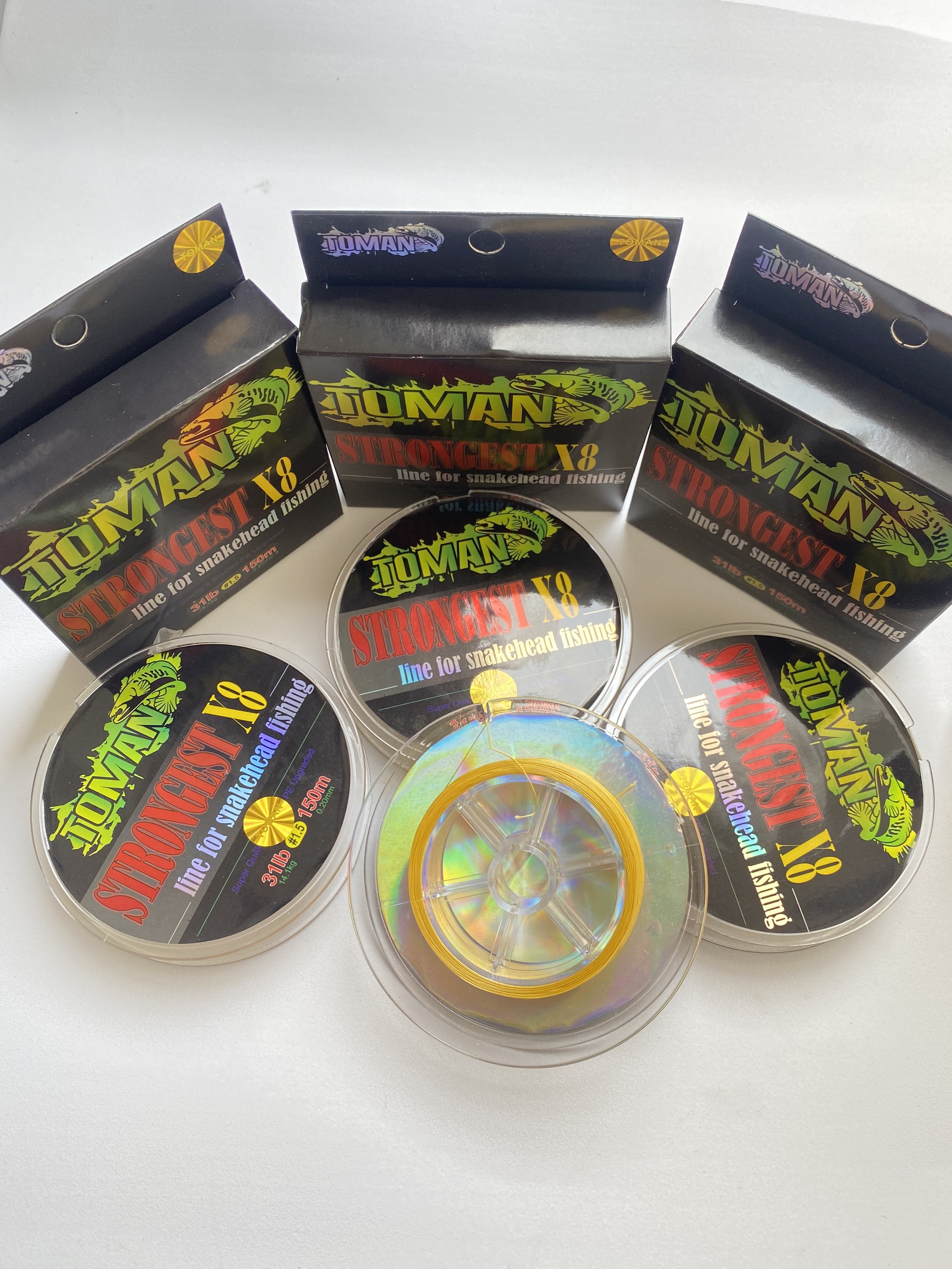 Dây dù câu cá Toman X8-Dây dù câu lure, câu lục Toman X8