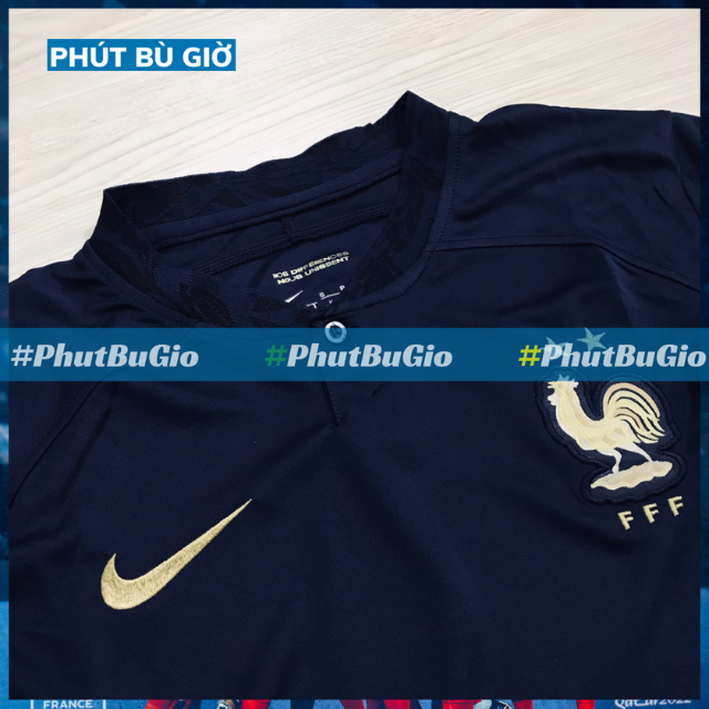 [GIÁ TỐT] Bộ Quần Áo Bóng Đá Đá Banh Tuyển PHÁP Chất Polyester Chuẩn Thi Đấu - Phút Bù Giờ Sports