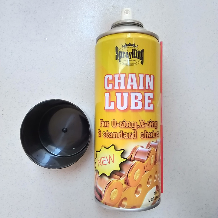 CHAI DƯỠNG SÊN DẠNG SÁP KHÁNG NƯỚC CAO CẤP THƯƠNG HIỆU SPRAYKING 400ml  (Chain Lube SprayKing 400ml)