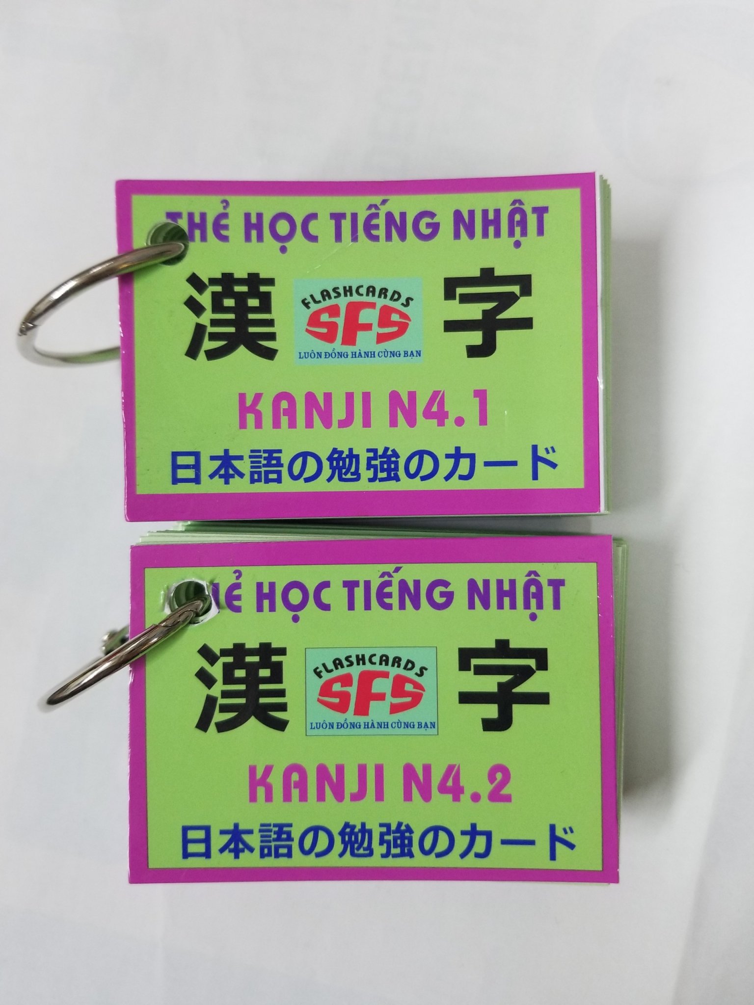 Thẻ học tiếng nhật - bộ 2 thẻ học kanji n4