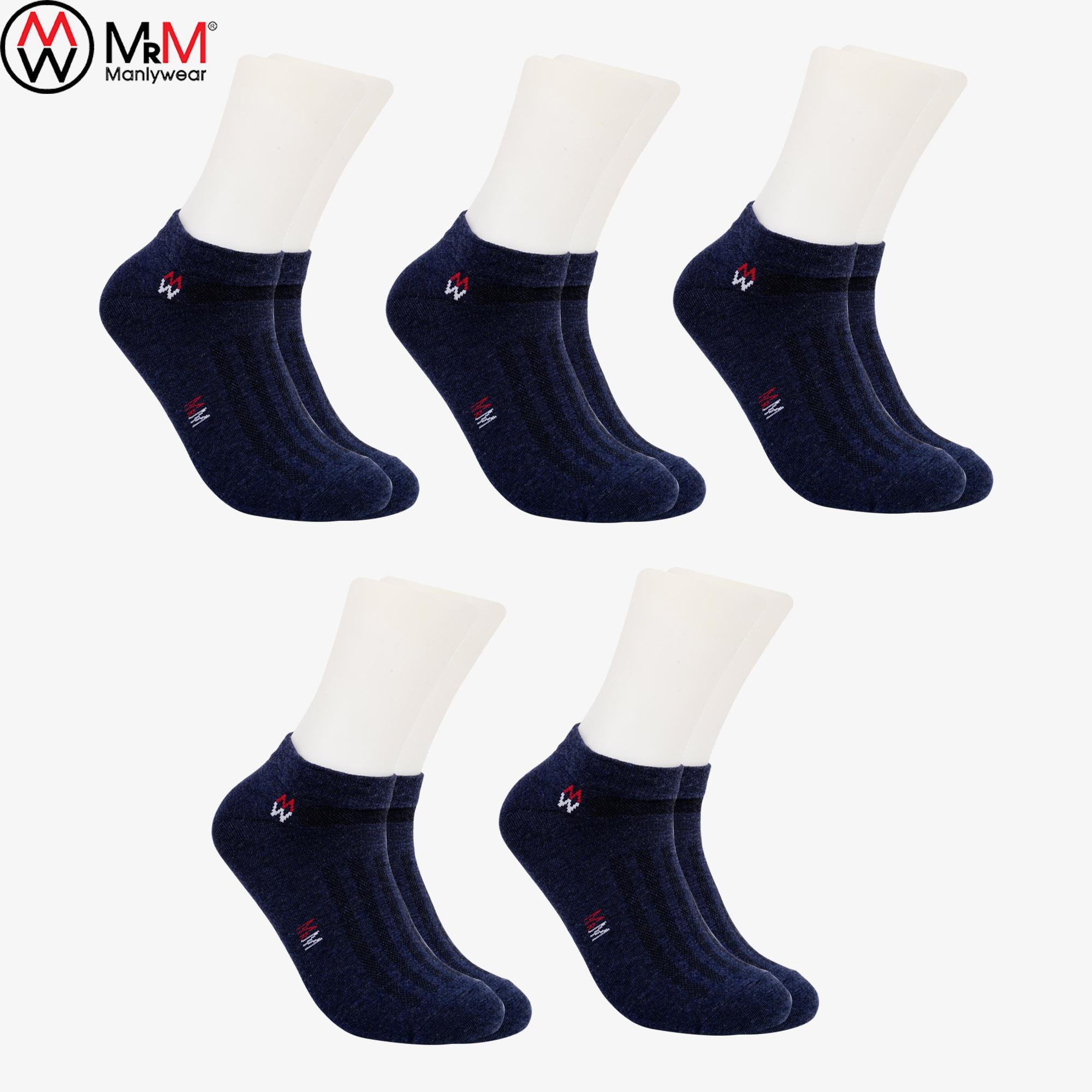 Combo 5 Đôi Tất Vớ Nam Cổ Ngắn Lịch Lãm, Sang Trọng, Sợi Cotton Cao Cấp Kháng Khuẩn,Khử Mùi,Chống Hôi Chân,Co Giãn 4 Chiều MRM FASHION