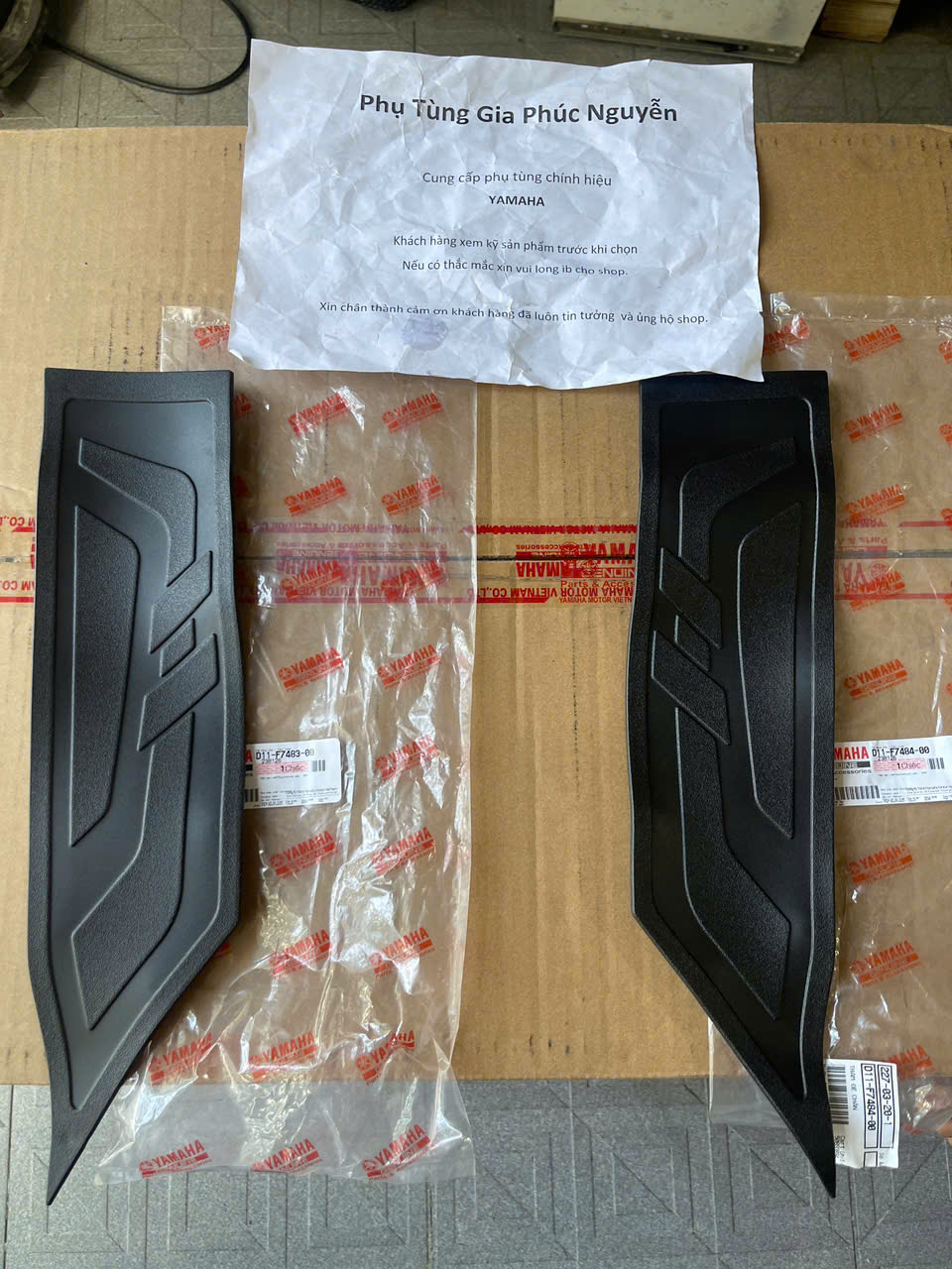 Thảm để chân NVX v3 D11 2025, Chính hãng yamaha