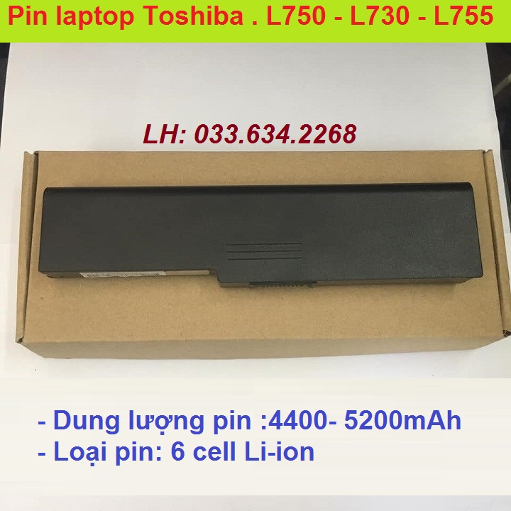 Pin laptop Toshiba. L750 L730 L755 - Pin laptop L755