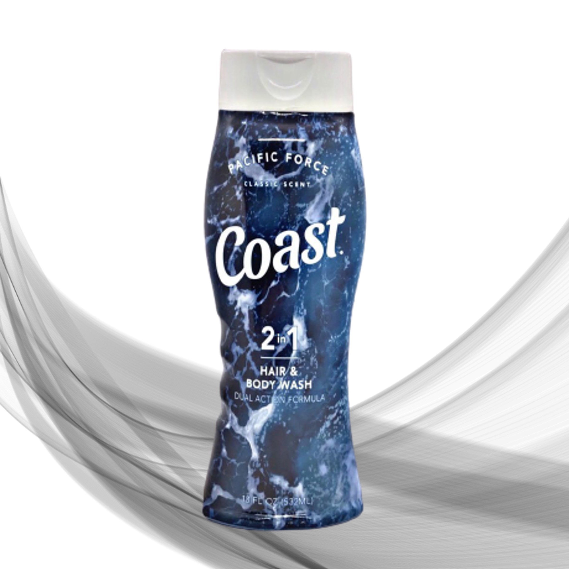 Sữa Tắm Gội Cho Nam Coast Classic Pacific Force Scent 532ml