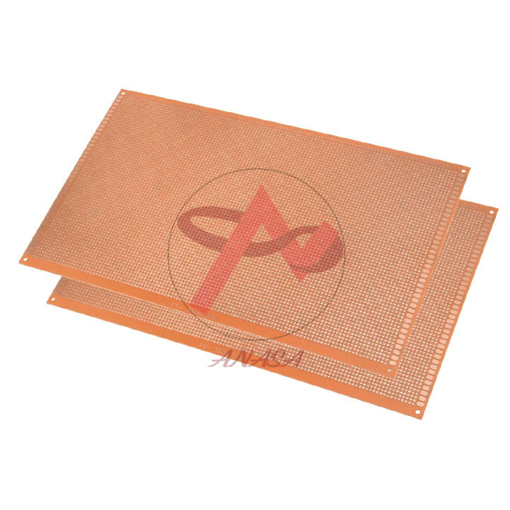 PCB Đục Lỗ 18x30cm 1 Mặt Phủ Vàng Loại Thường