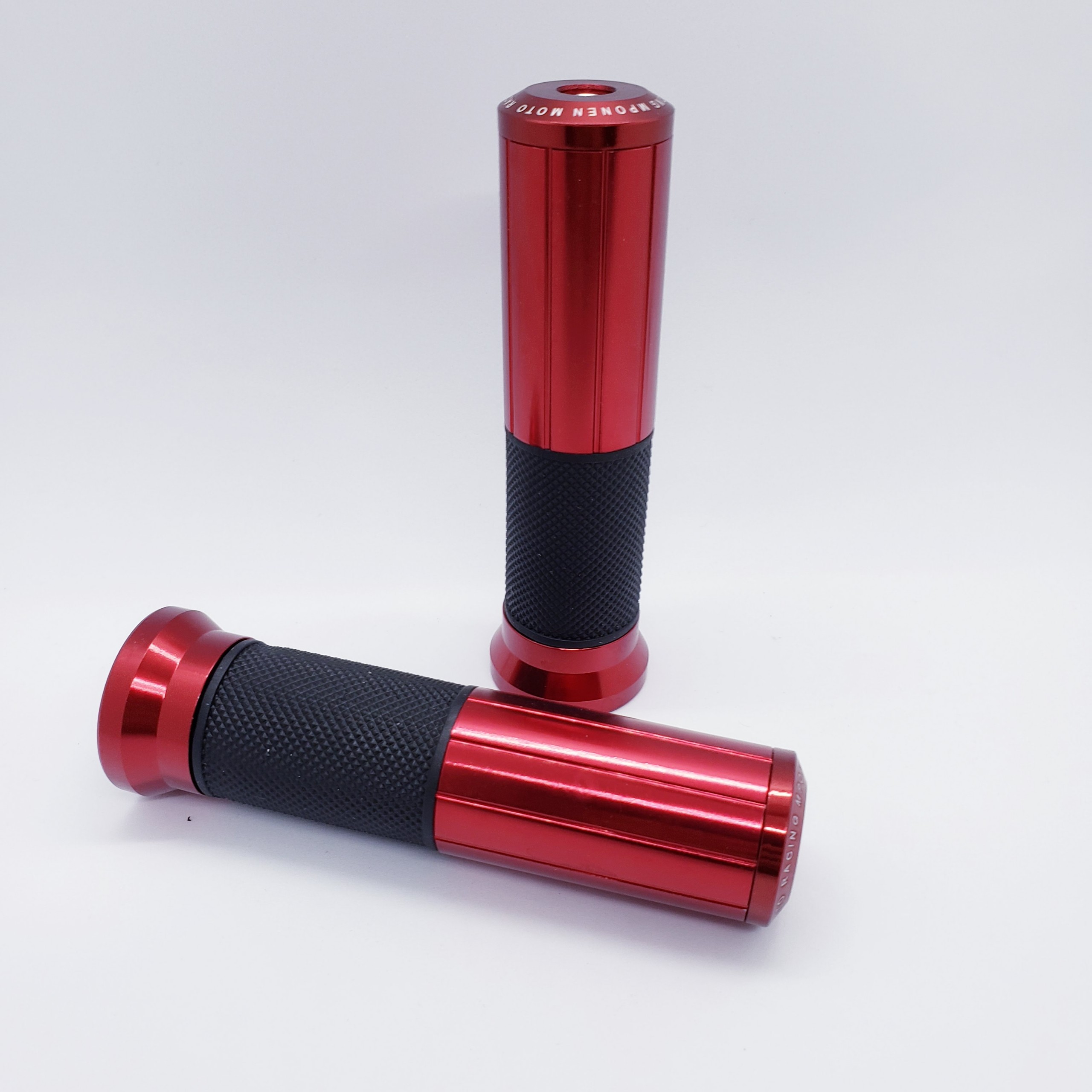 Bao tay, tay cầm rizoma có gù sọc dài gắn xe wave, sirius, exciter, winner... phụ kiện xe máy cao cấp (màu đỏ)