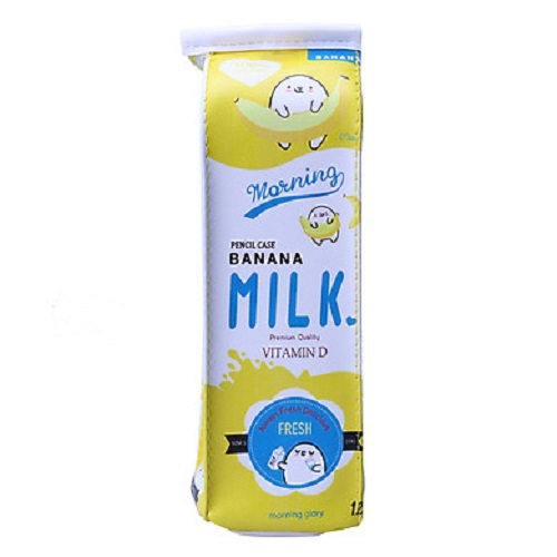 [HCM]Hộp đựng bút hình hộp sữa MILK 3 màu chọn màu tùy ý+ Tặng kèm hình dán nam châm cho bé