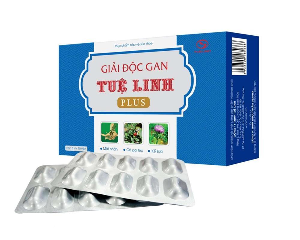GIẢI ĐỘC GAN TUỆ LINH PLUS - Hộp 30 viên