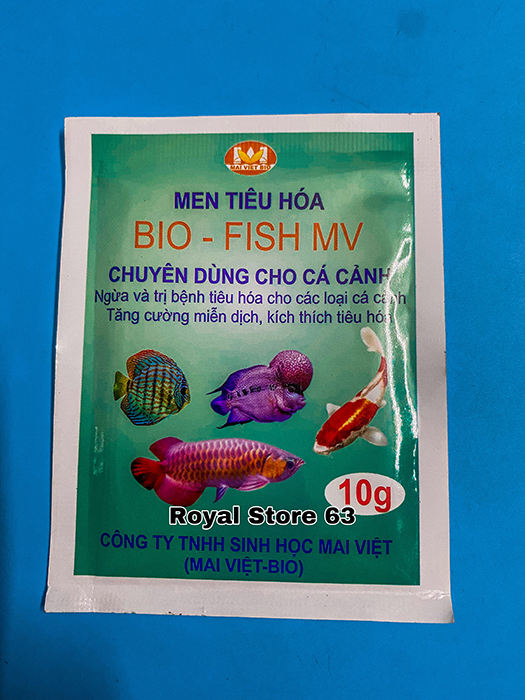Men tiêu hóa MV Bio Fish Mai Việt cho cá cảnh gói 10g