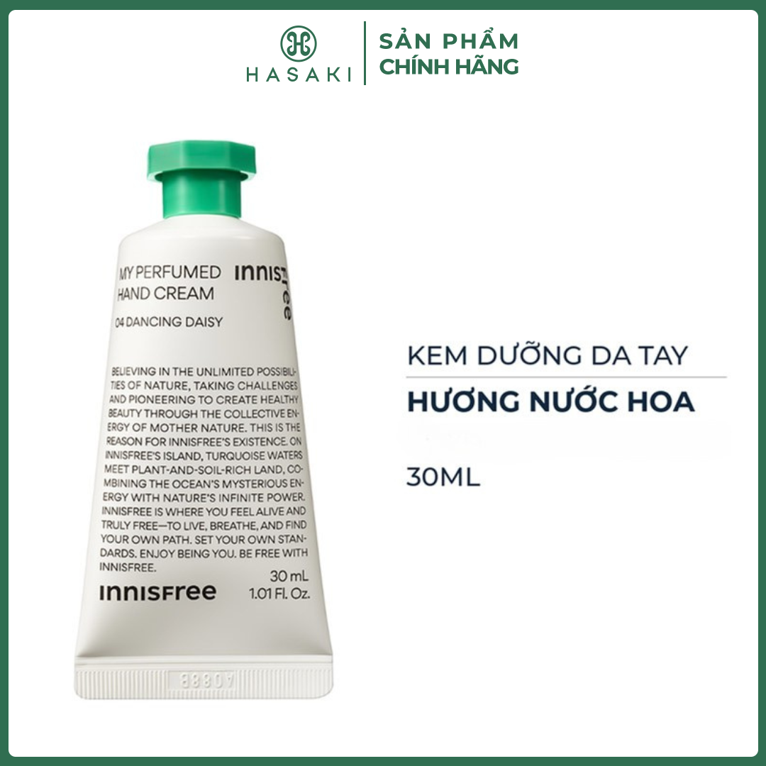Kem Dưỡng Da Tay innisfree Hương Nước Hoa 30ml Hasaki Sản Phẩm Chính Hãng