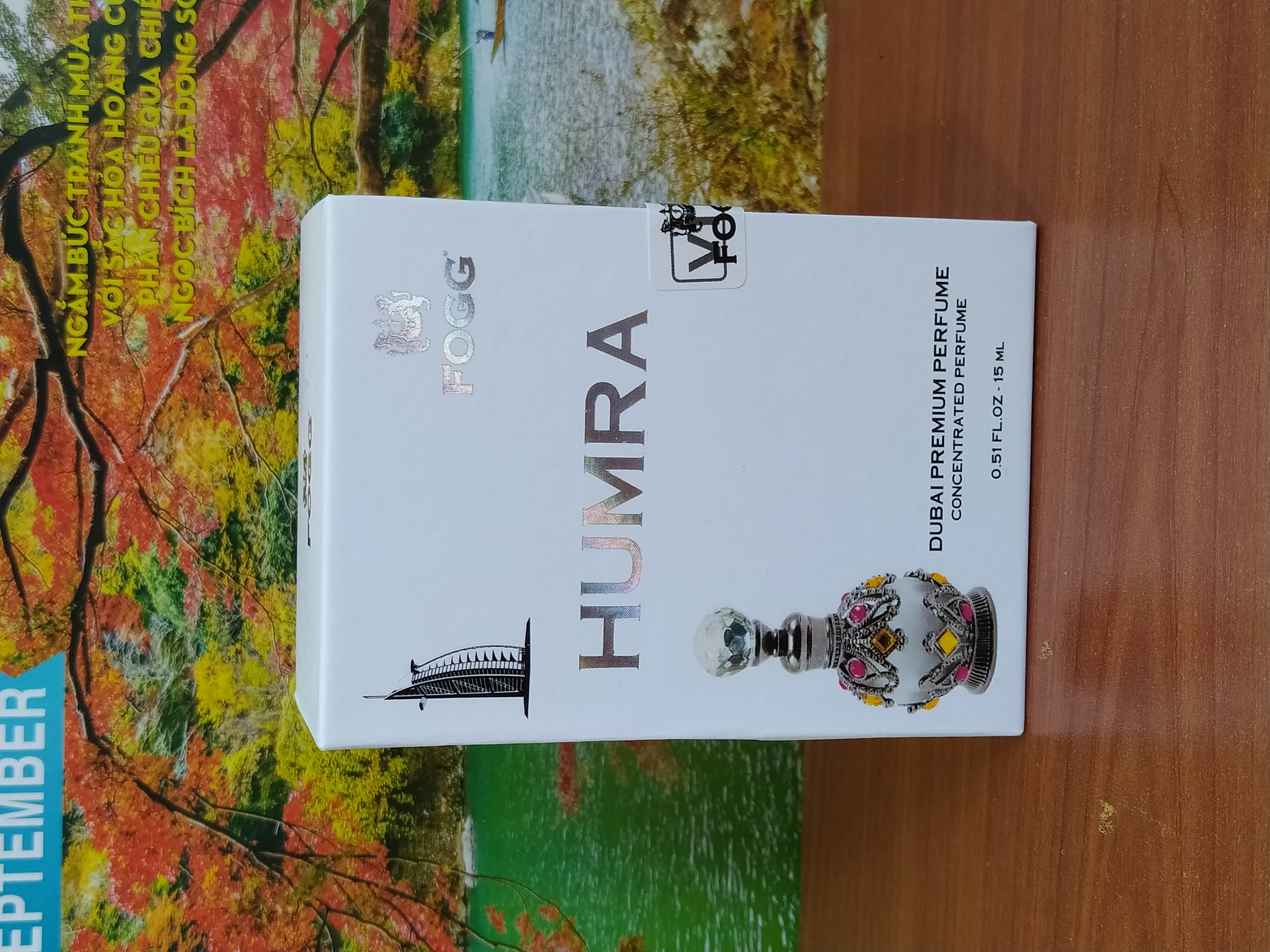 Tinh dầu nước hoa Dubai - Fogg Humra 15 ml - nhập khẩu chính hãng từ Dubai