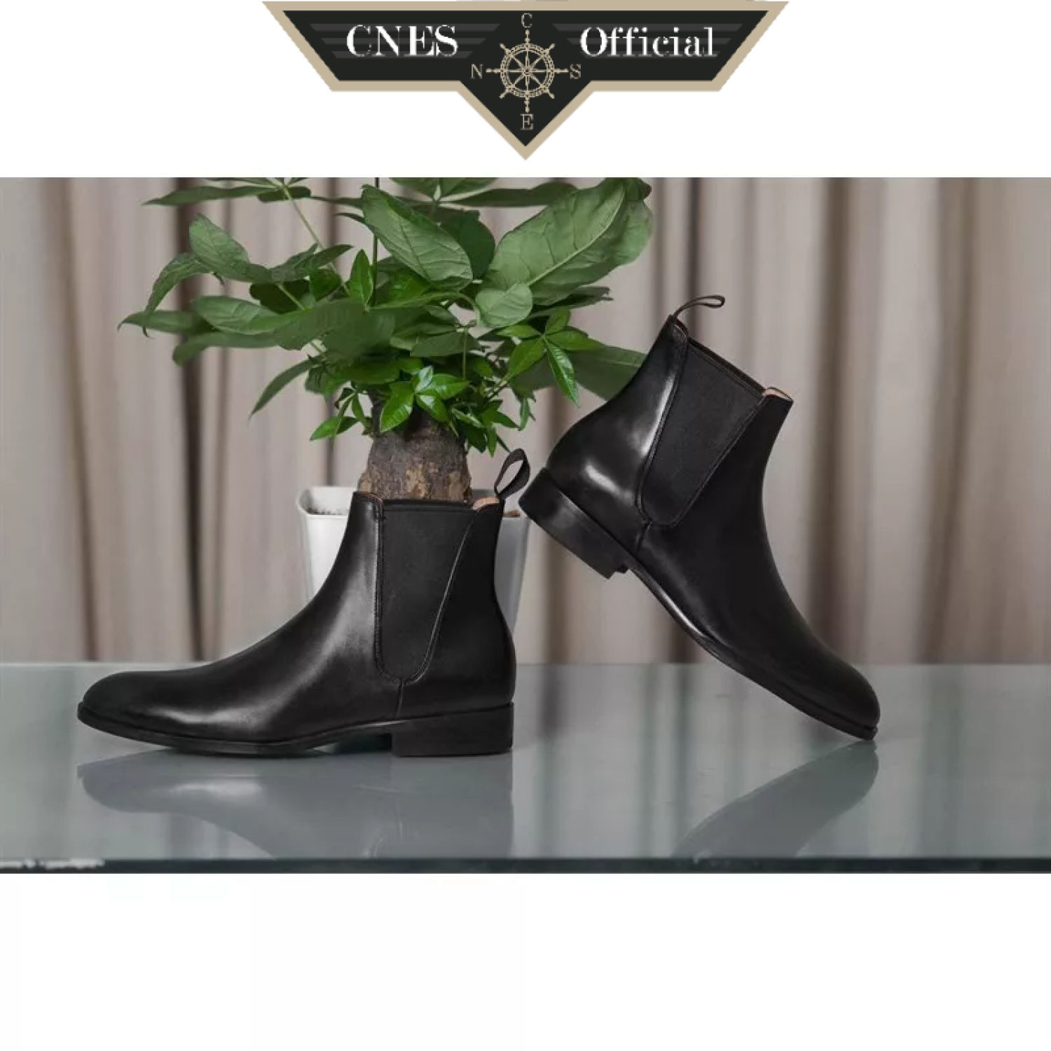 Giày chelsea boots nam thương hiệu cnes