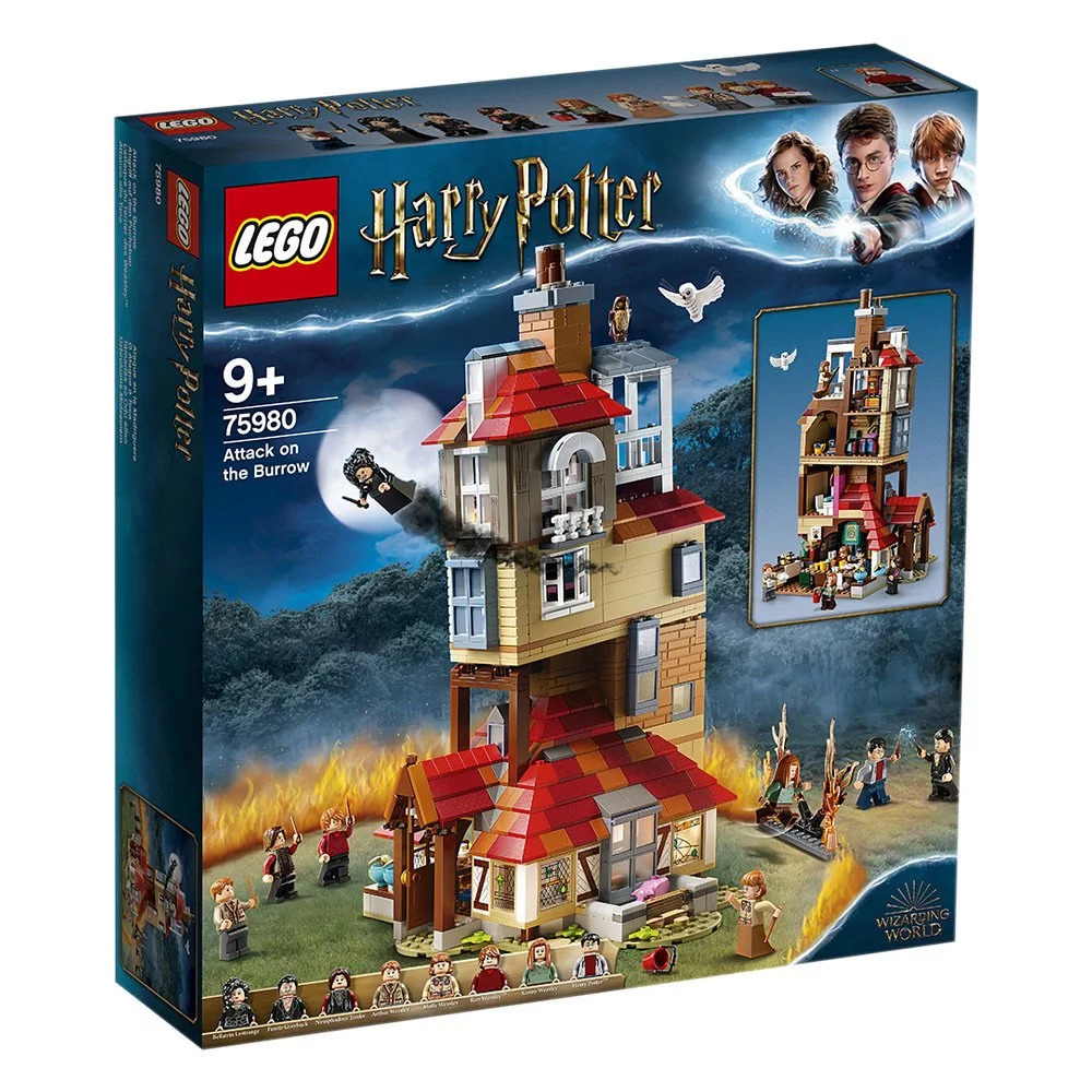 BRICK4U - LEGO  HARRY POTTER - 75980 - CUỘC TẤN CÔNG VÀO HANG SÓC