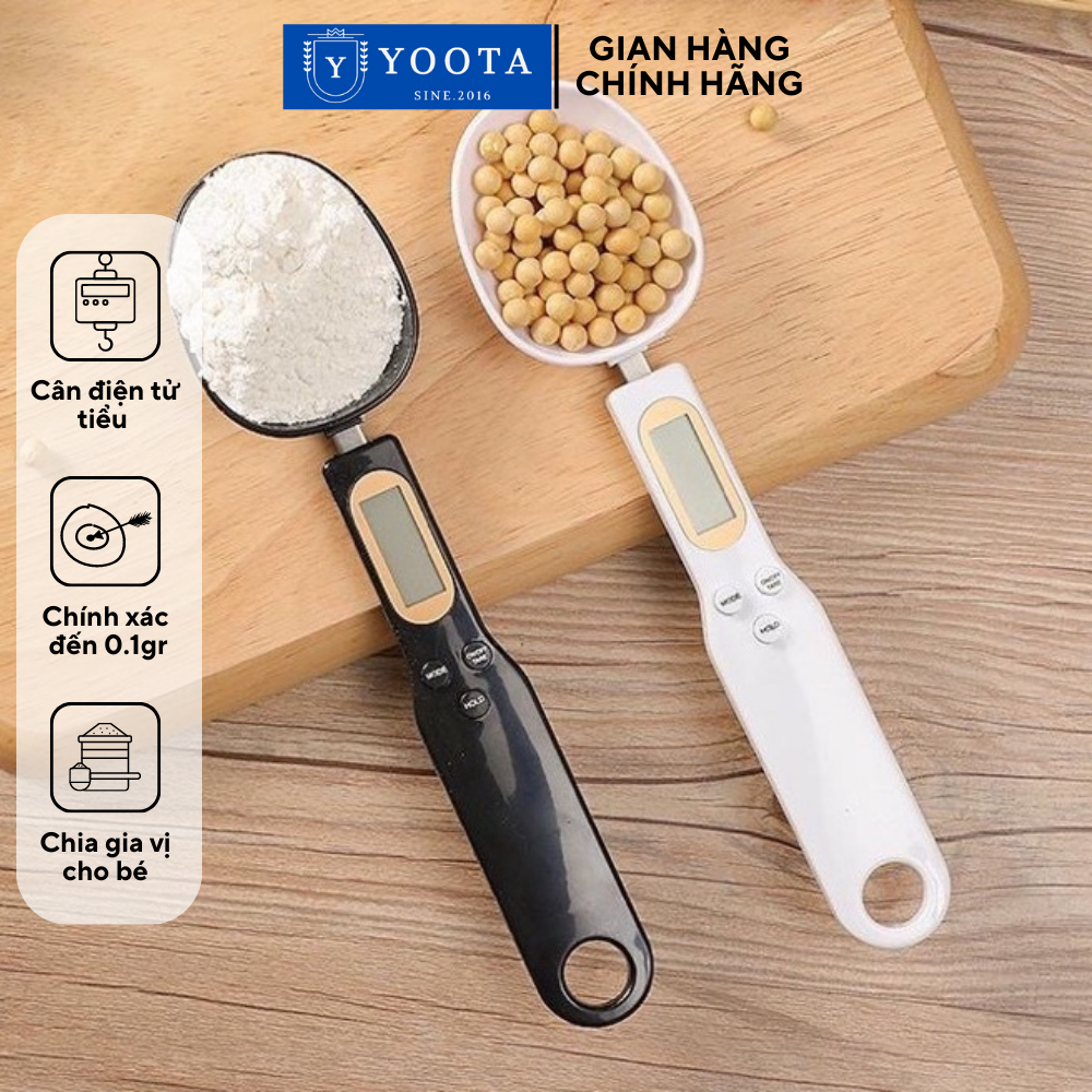 Cân điện tử tiểu ly dạng thìa muỗng đo lường 500gr đo gia vị thức ăn cho bé chính xác 0,1gr
