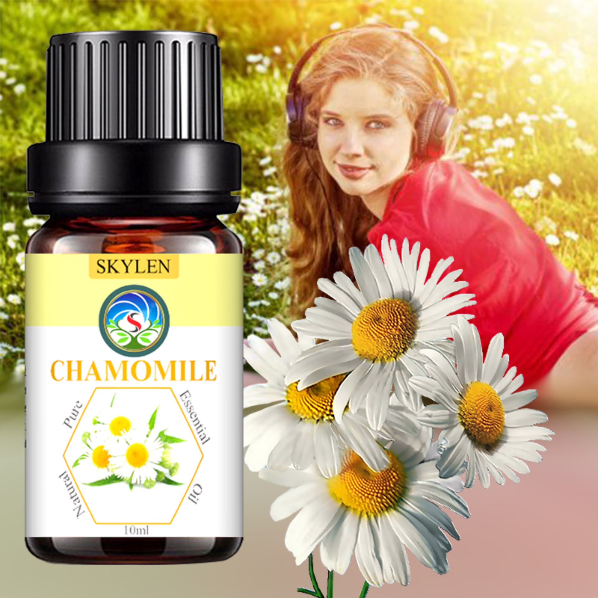 [HCM]Tinh dầu hoa cúc mang lại lợi ích cho làn da khiến cho da trông trẻ trung hơn rực rỡ và mịn màng