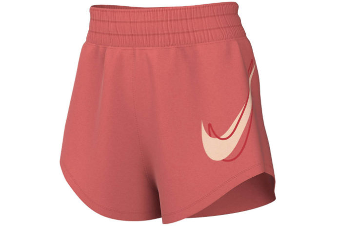 [THANH LÝ] Quần short nữ N i k e Dri-FIT Women's One Swoosh Mid-Rise Brief-Lined Running Shorts - Magic Ember Size S 