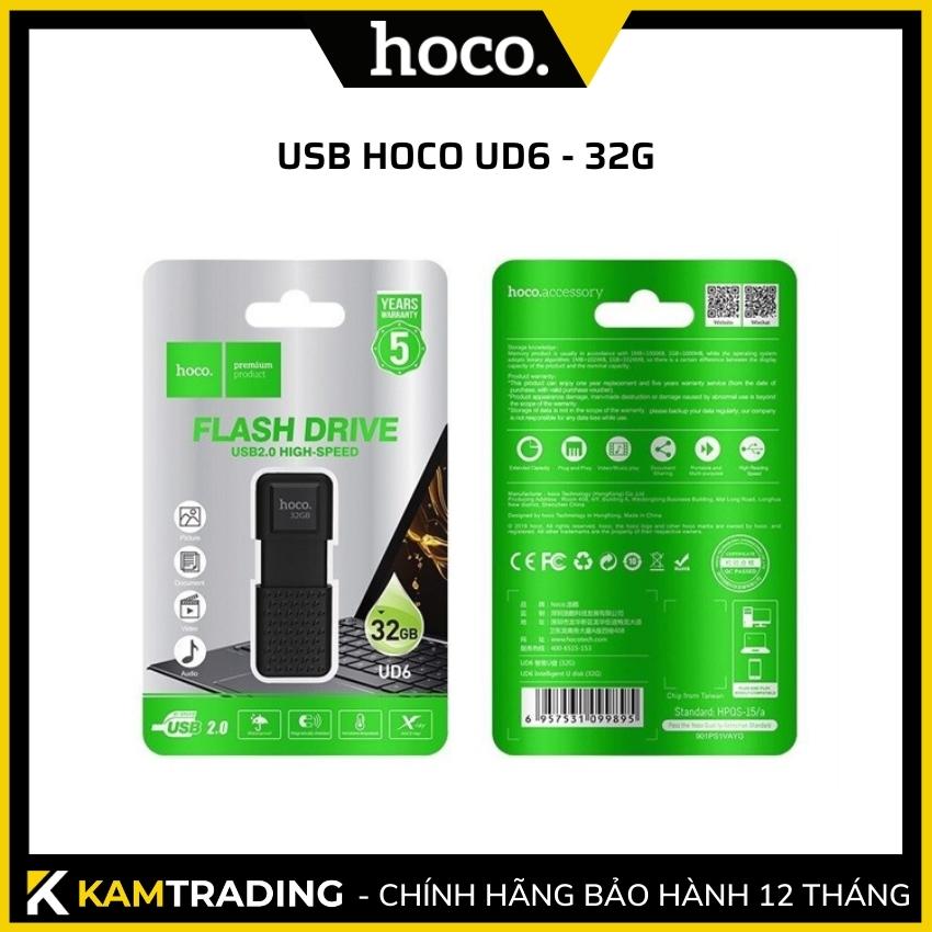 USB Hoco UD6 dung lượng 32GB tốc độ truyền dữ liệu cao - Kamtrading