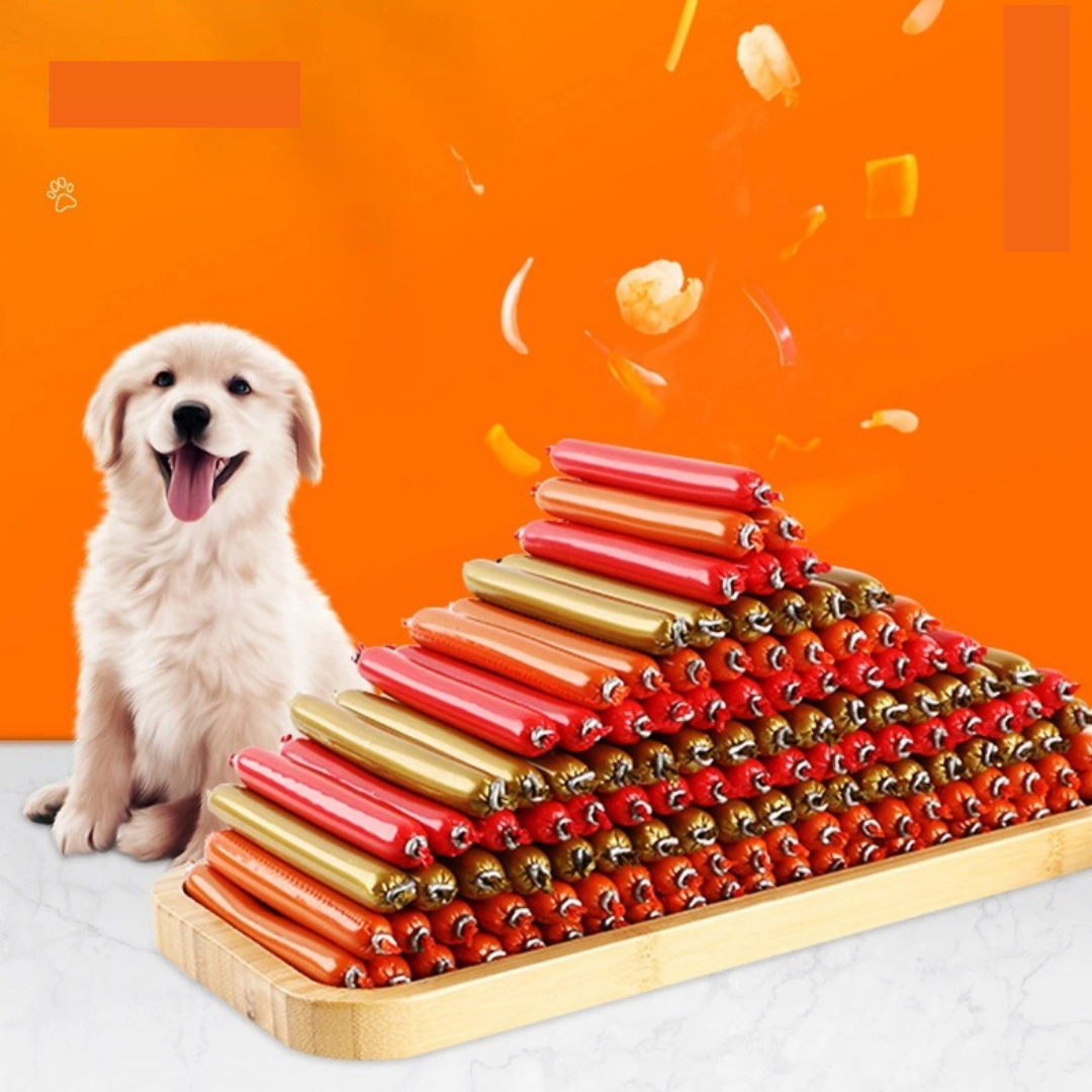 Xúc Xích Cho Chó Mèo, Xúc Xích Thơm Ngon, Đủ 3 Vị, 15g