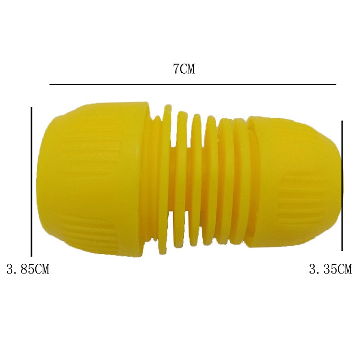 LOẠI NHỰA VÀNG LOẠI TỐT. NỐI ỐNG NƯỚC MỀM CÓ PHI 21mm với 16mm. DIY661