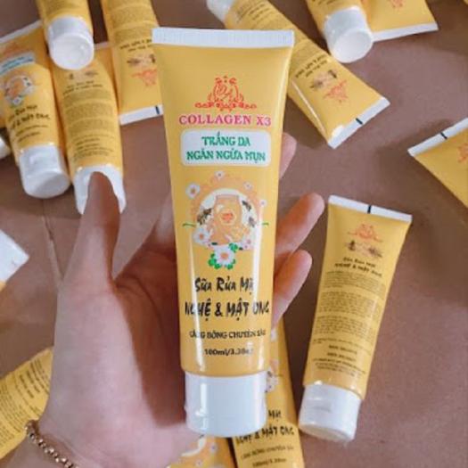 Sữa Rửa Mặt Collagen X3 trắng sáng mịn màng