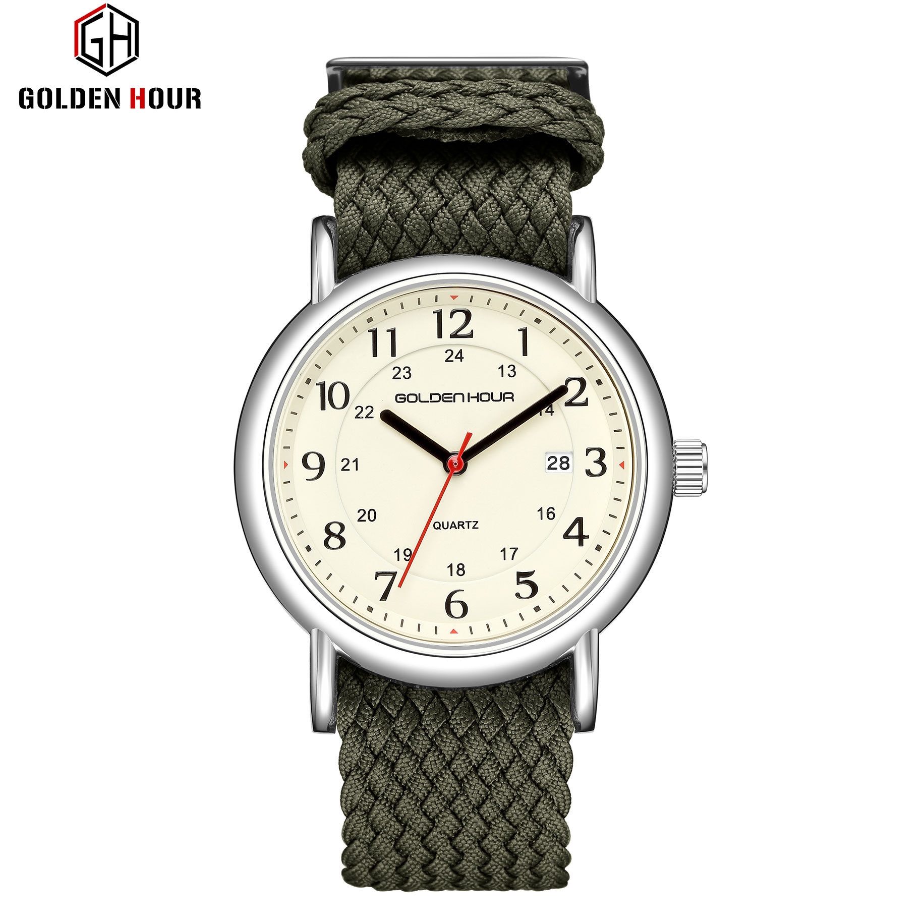 Japanese watch female students Korean version of the simple vibrato with the same paragraph casual thin section quartz watch waterproof men's watch 【BYUE】