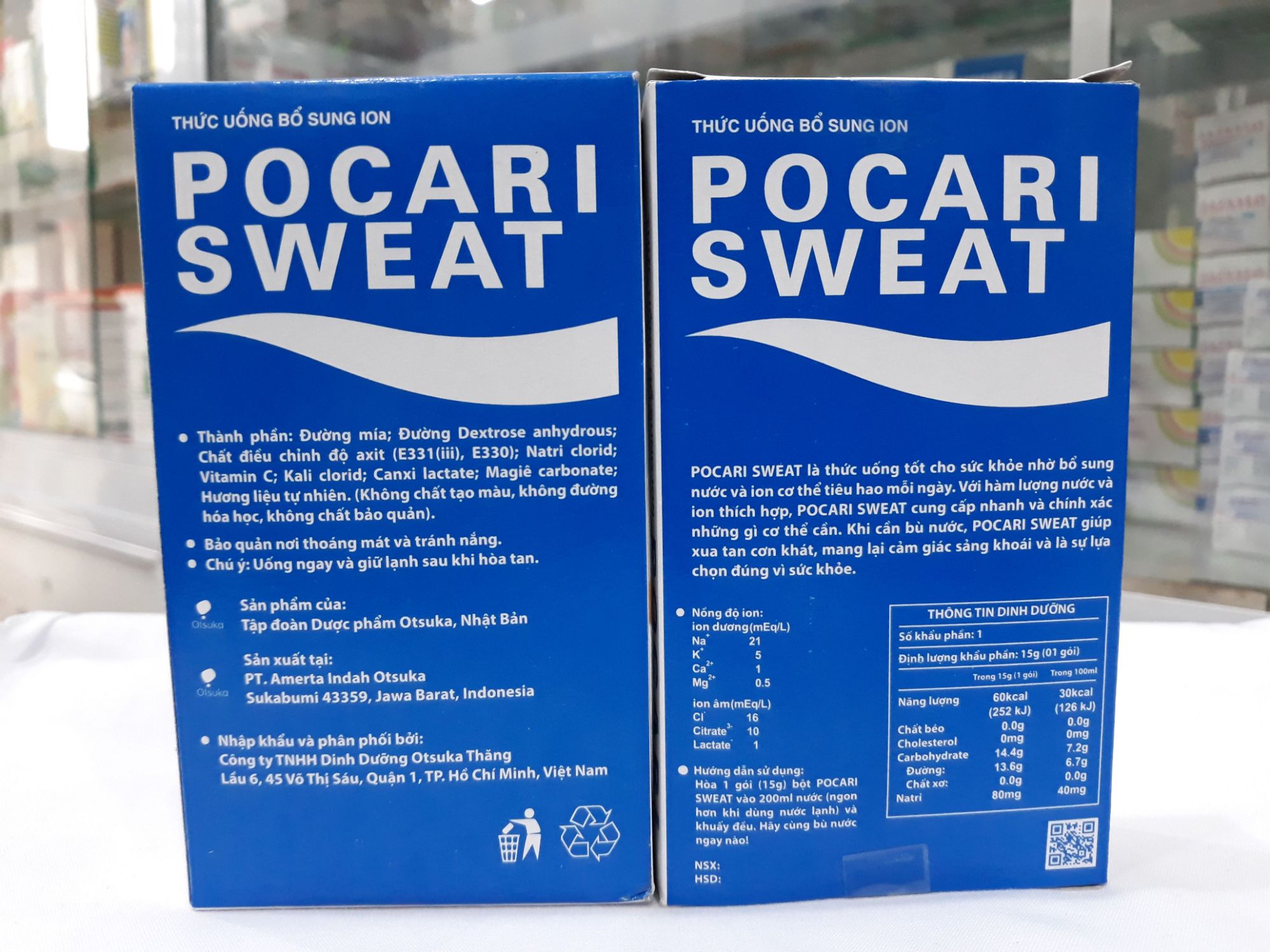 Pocari Sweat bù nước dạng BỘT hộp 5 gói