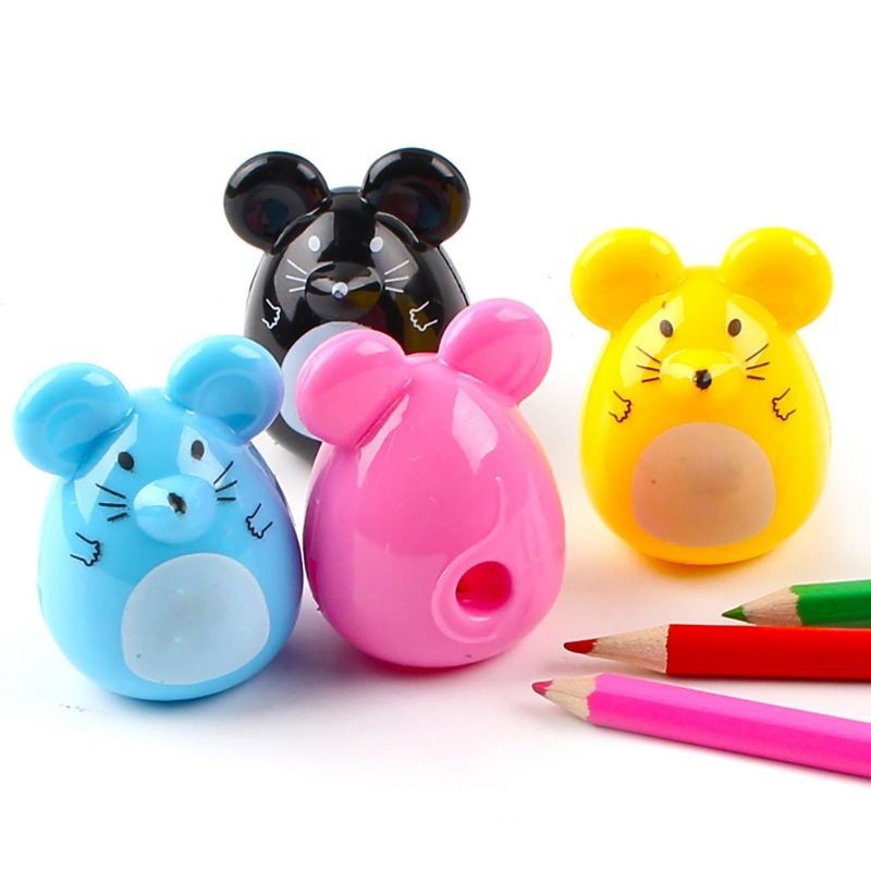 Gọt bút chì cute hình Chuột siêu dễ thương - Chuốt bút chì hình chuột