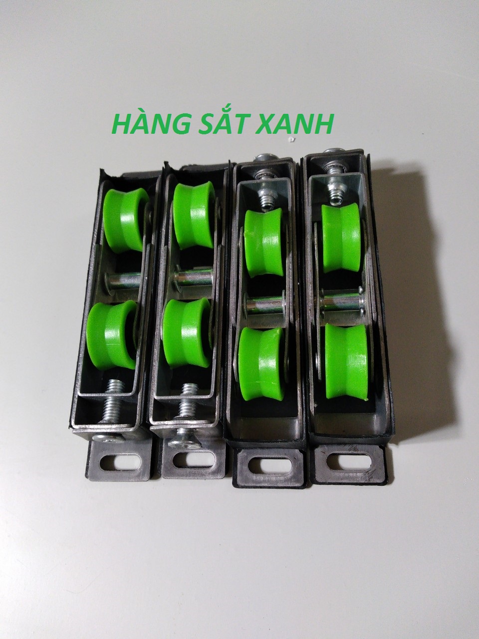 combo 4 bộ bánh xe đôi- Bánh xe trượt cửa lùa nhôm hệ 55