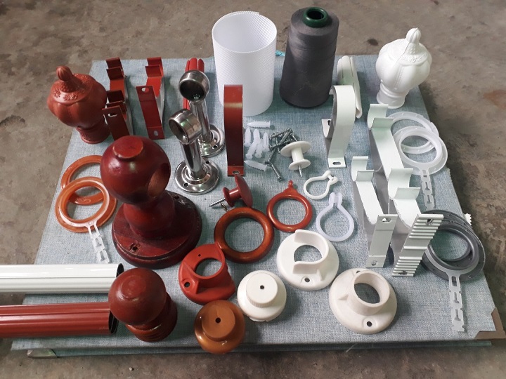 Chụp Trang Trí Đầu Thanh Treo Rèm Cửa Các Loại