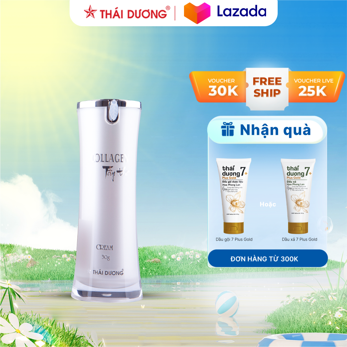  Kem Collagen Tây Thi Dưỡng Da Ban Ngày Sao Thái Dương 30G 