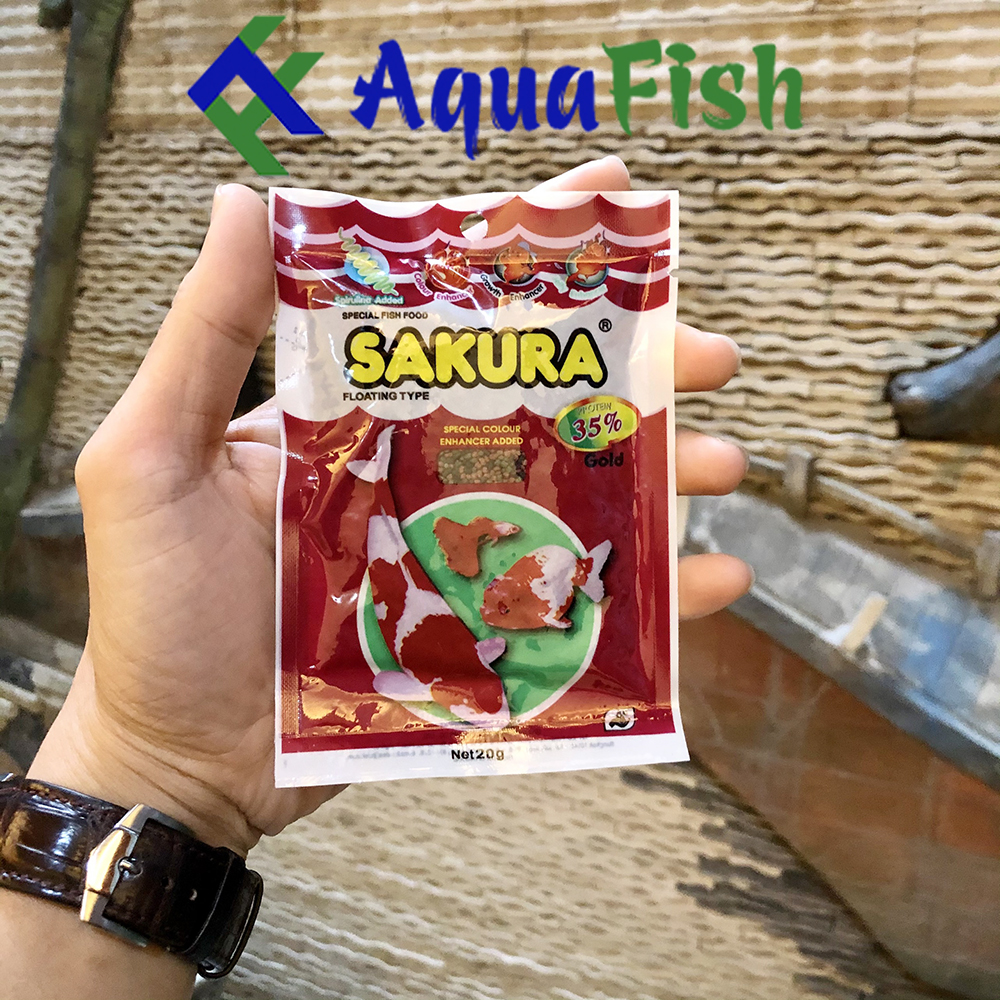 Thức ăn sakura cho cá chọi, cá beta, cá xiêm 20gr