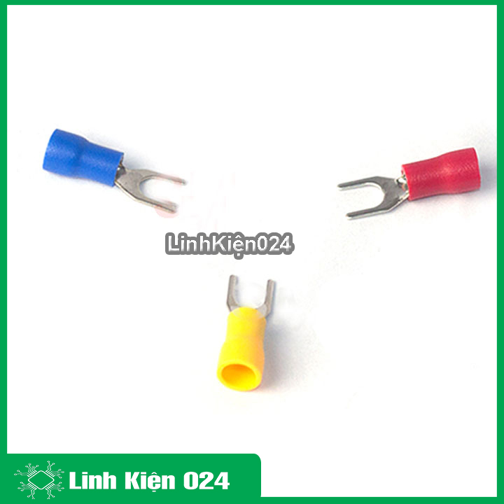 Cốt chữ Y, đầu cos điện càng cua SV2-4 nối dây gói 100 chiếc