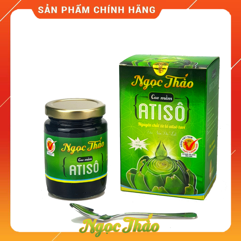 Hộp Cao Atiso lá tươi Ngọc Thảo 150gram (đựng trong hủ thủy tinh 150g)