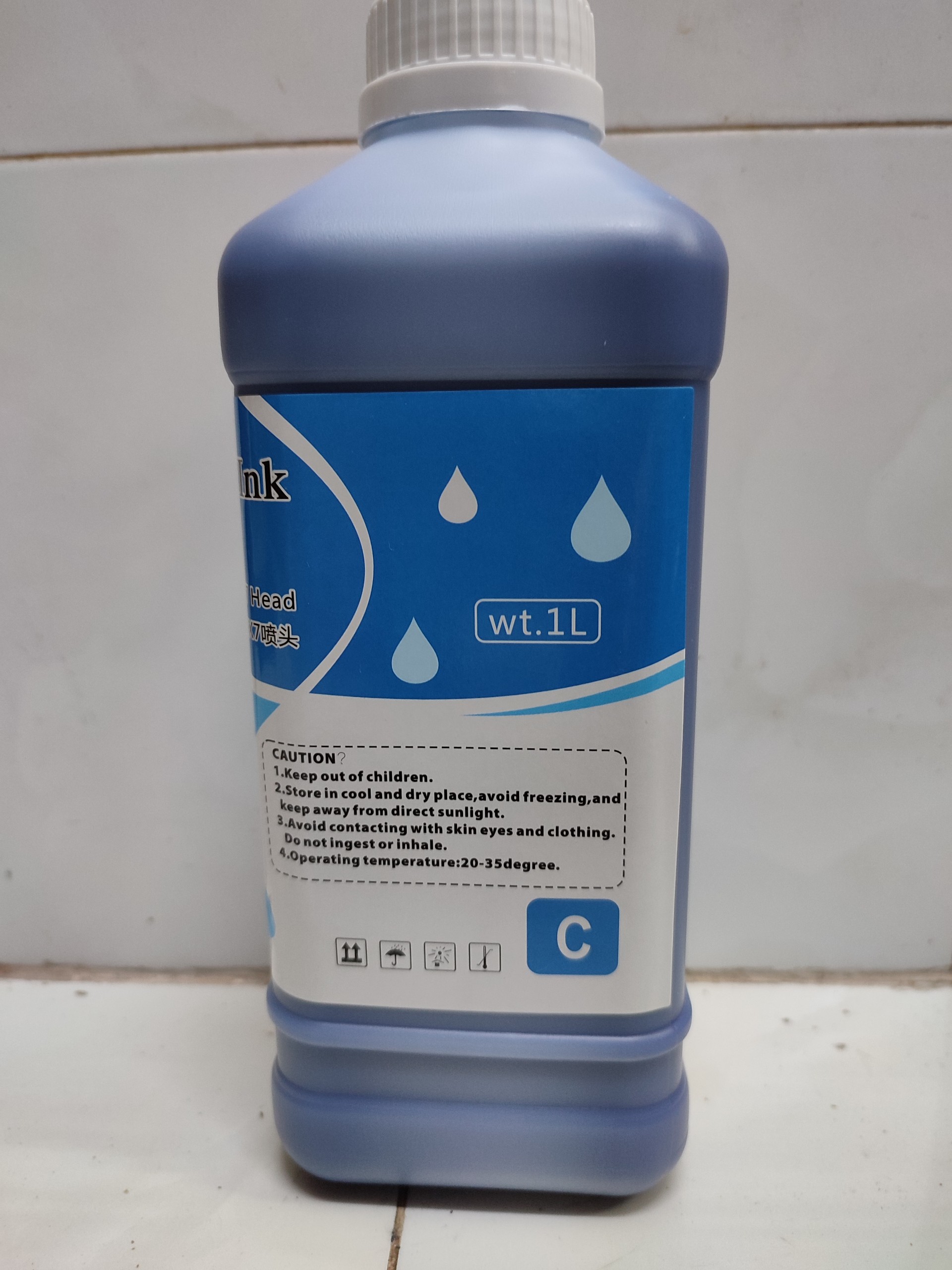 Mực dầu eco solvent màu xanh dành cho máy in khổ lớn epson dx4/ dx5/ dx7/ xp600/ tx800