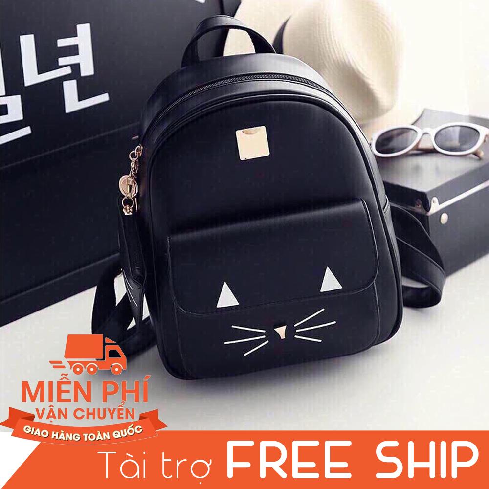 Balo nữ thời trang teen da pu cao cấp bóng mịn kiểu mới họa tiết đáng yêu, thích hợp đi làm, đi học, đi chơi BL1