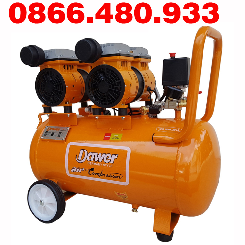 Máy nén khí không dầu dawer da 550-50 1600w 50l