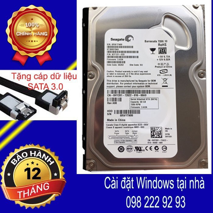 Hdd 500gb bảo hành 12 tháng - hdd 500gb bảo hành 12 tháng