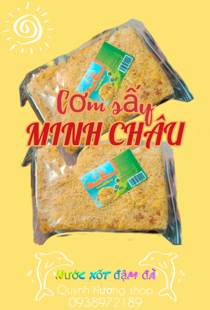 Cơm sấy chà bông minh châu 250g/cơm cháy chà bông minh châu 250g