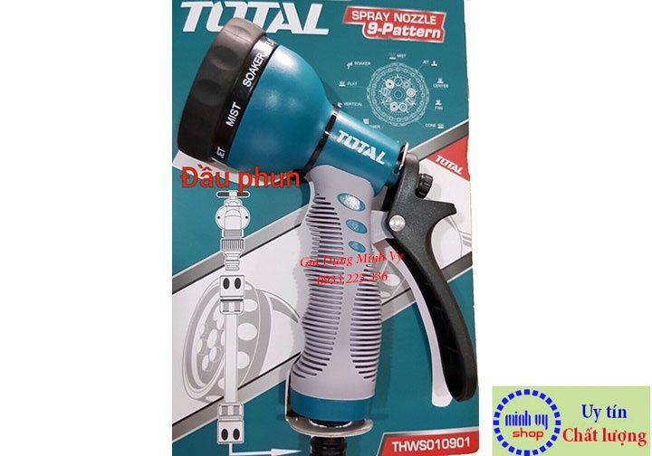 Vòi xịt tưới cây đa năng TOTAL THWS010901