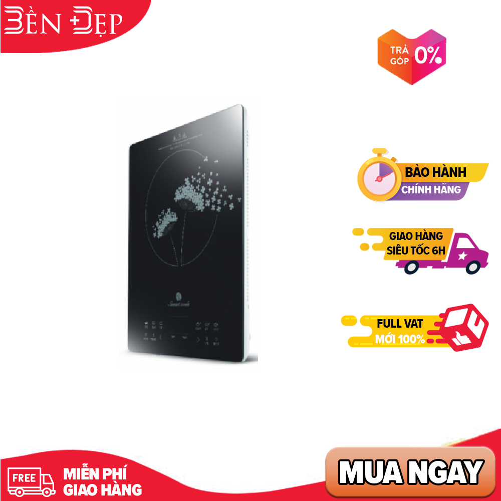 [TẶNG KÈM NỒI LẨU] Bếp điện từ cao cấp Smartcook ICS-3876 (Giá áp dụng giao tại HN, HCM& các tỉnh liên hệ shop)