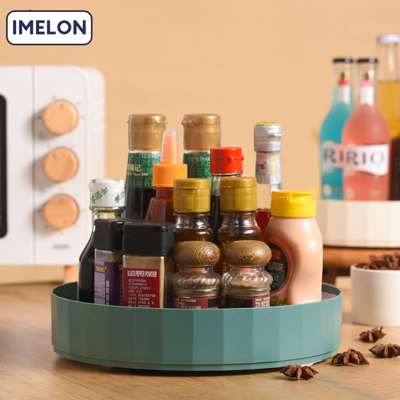 IMELON quả tặng miễn phí TOÀN CỬA HÀNG Kệ Xoay Đa Năng Cho Nhà Bếp, Hộp Đựng Gia Vị Xoay, Hộp Đựng Mỹ Phẩmkệ đựng đồ đa năng