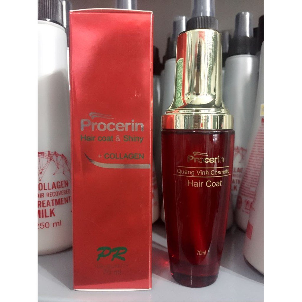 Tinh dầu dưỡng tóc cao cấp Procerin cung cấp collagen, dầu argan dành cho tóc uốn