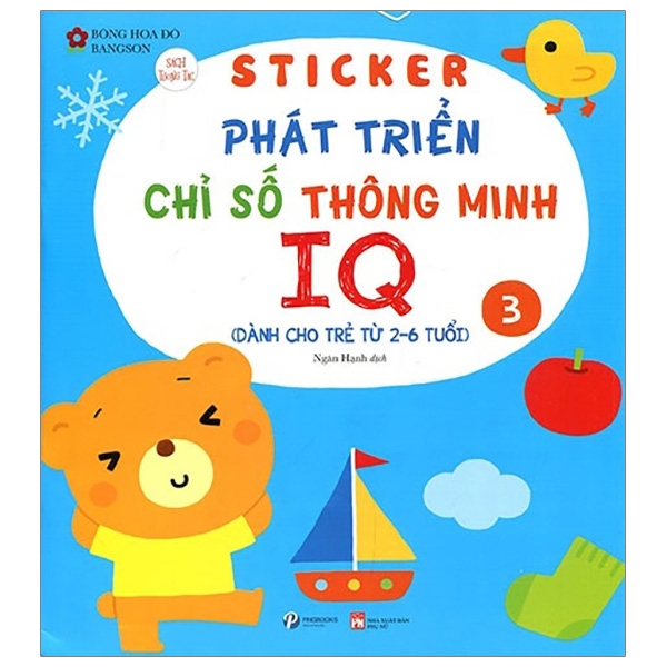 Fahasa - sticker phát triển chỉ số thông minh iq - tập 3