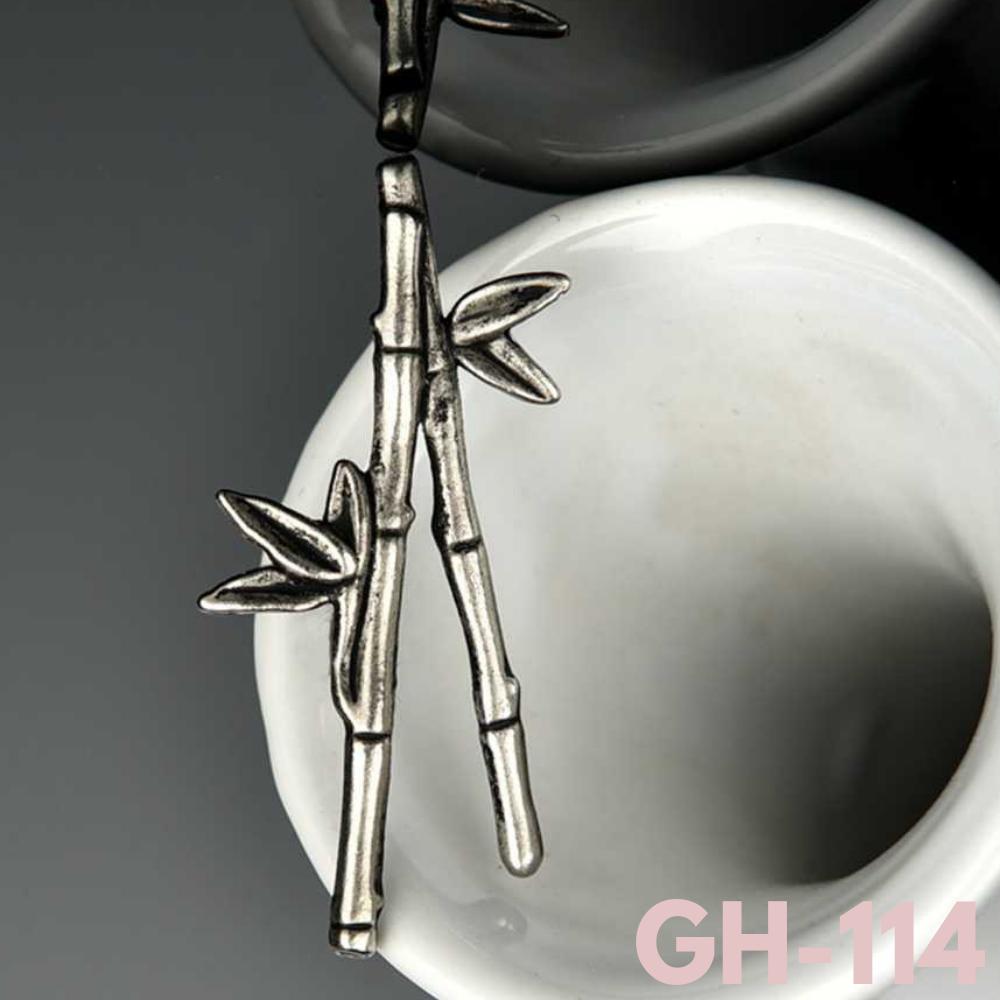 Ghim cài áo Vest Nam thời trang hình cây trúc GH-114 {Ghim cài áo Vest Nam}